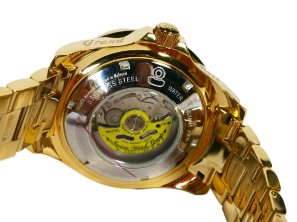 alt="relógio pulso dourado invicta 13939"