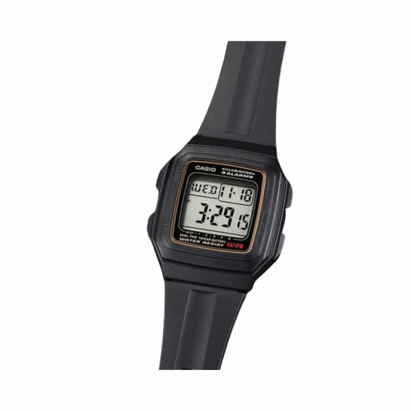 alt="relógio de pulso casio digital F-201WA-9ADF-SC"