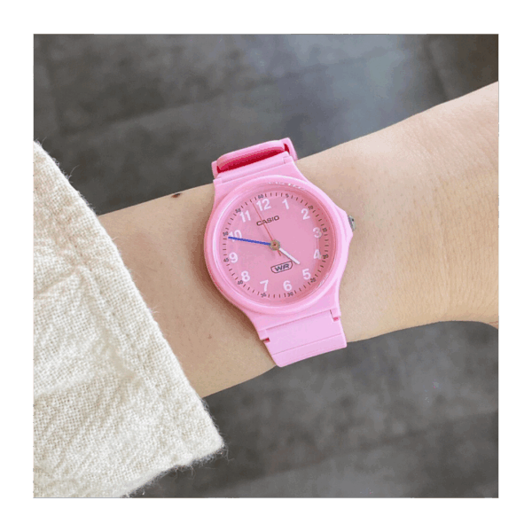 alt="relógio de pulso casio analogico LQ-24B-4BDF"