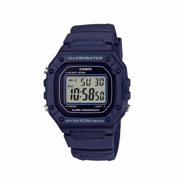 alt="relógio de pulso casio digital W-218H-2AVDF"