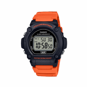 alt="relógio de pulso casio digital W-219H-4AVDF"