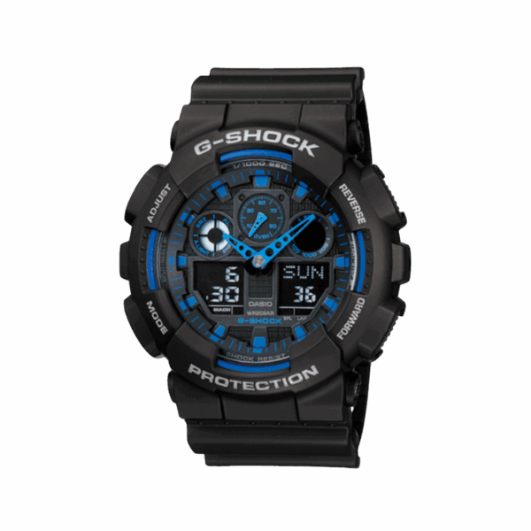 alt="relógio de pulso casio gshock GA-100-1A2DR"