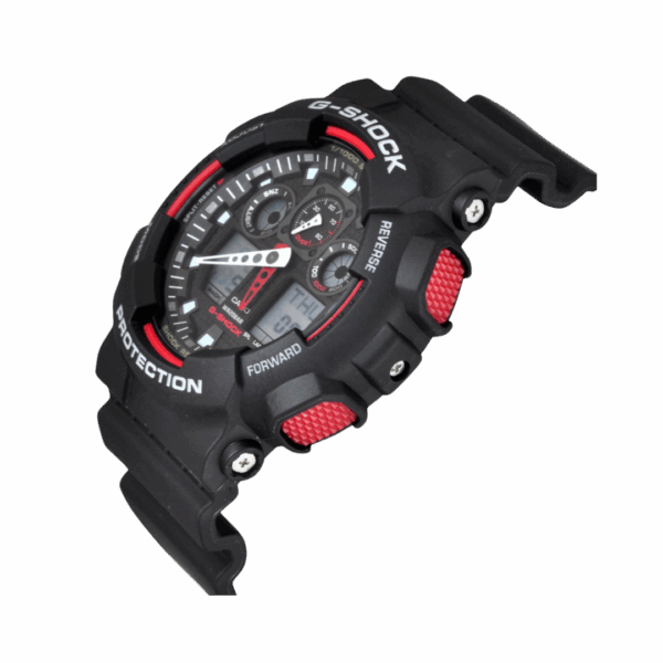alt="relógio de pulso casio gshock GA-100-1A4DR"