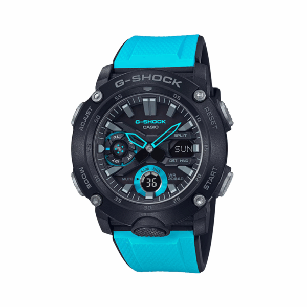 alt="relógio de pulso casio gshock GA-200-1A2DR"